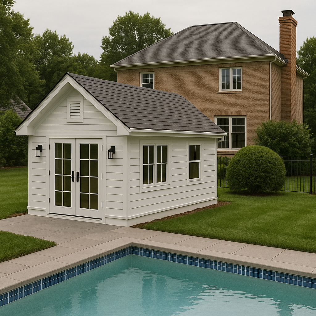 Pool House After