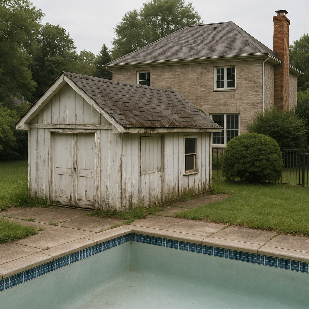 Pool House Before